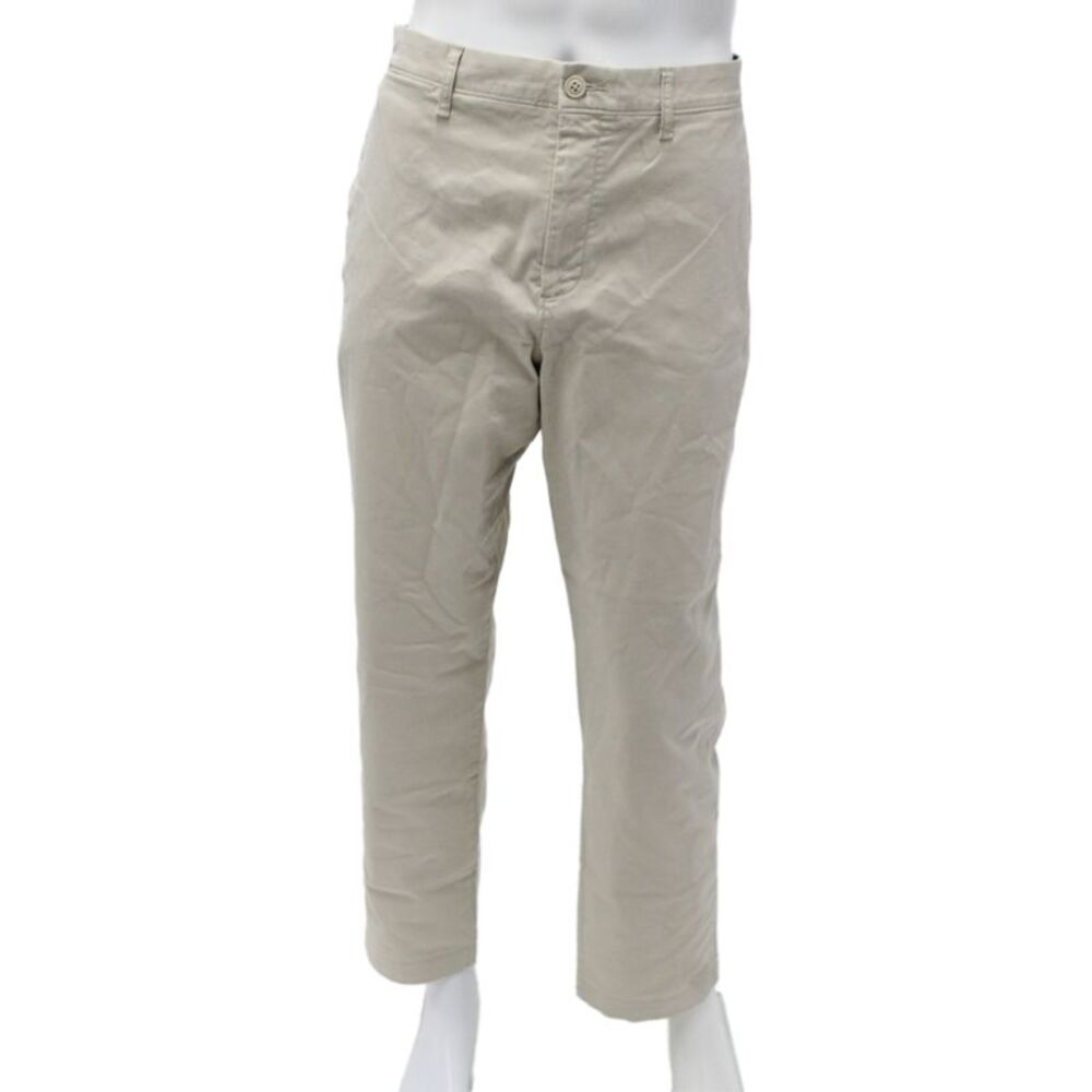 J Crew Mens Chino Pants Beige Solid Cotton Size 38